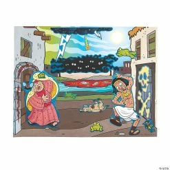 Top 10 🧨 10 Plagues Sticker Scenes - 12 Pc. 💯