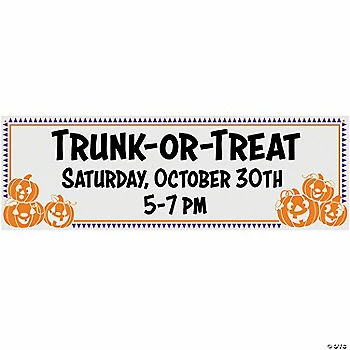 Brand new โค๏ธ Trunk-or-Treat ๐ Halloween Custom Banner - Medium ๐