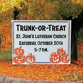Flash Sale ๐งจ Personalized Trunk-or-Treat Yard Sign โค๏ธ