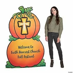 Coupon 🔔 Personalized Christian Pumpkin Life-Size Cardboard Stand-Up 👏