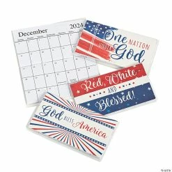 Buy 🎁 2023 - 2024 God Bless America Pocket Calendars - 12 Pc. 🎉