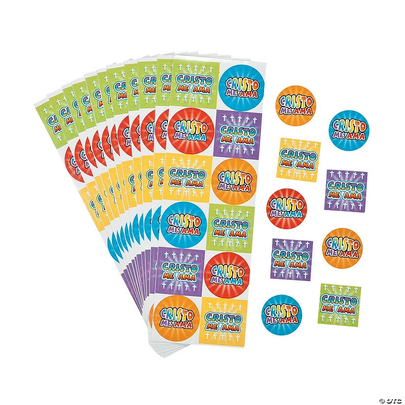 Cheapest π₯° Spanish Jesus Loves Me Stickers - 24 Pc. β¨ - Image 2