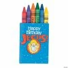 Promo 🥰 6-Color Happy 🎂 Birthday Jesus Crayons - 48 Boxes 🔔