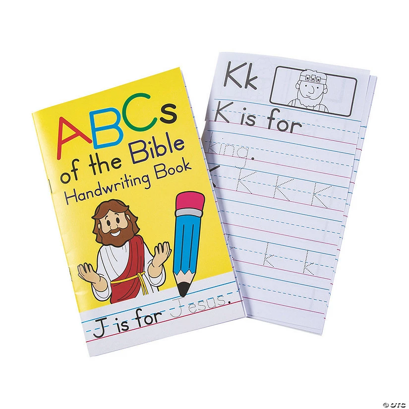 Promo 💯 ABCs of the Bible Handwriting Books - 12 Pc. 😉