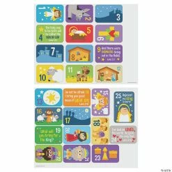 Coupon 💯 Advent Countdown Stickers 👍