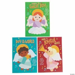 Coupon 🥰 Angel Mosaic Sticker by Number 🎄 Christmas Cards - 24 Pc. ⌛