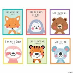 Best deal ๐ Animal Bible Verse Posters - 6 Pc. โ