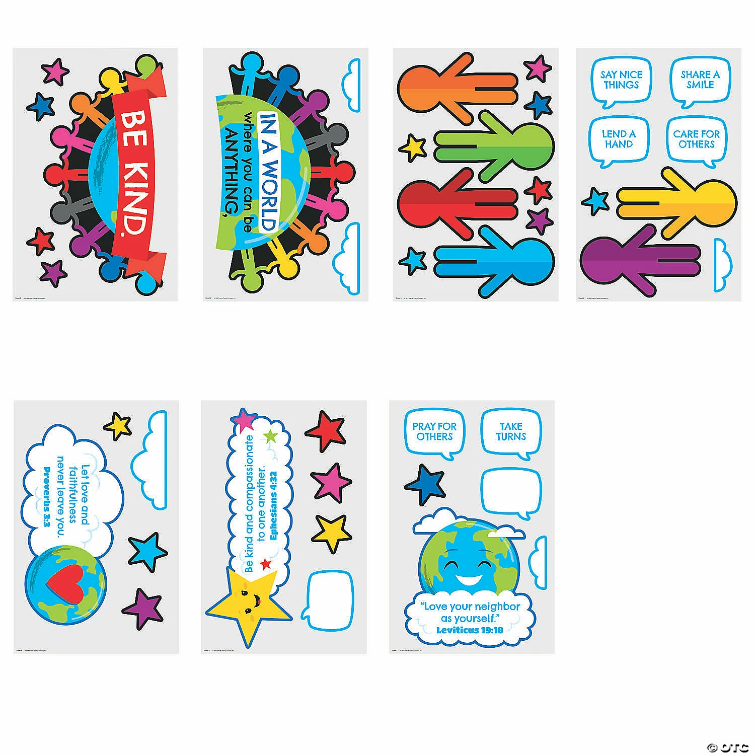 Best Sale 🥰 Be Kind Religious Bulletin Board Set - 43 Pc. 😀 - Image 2