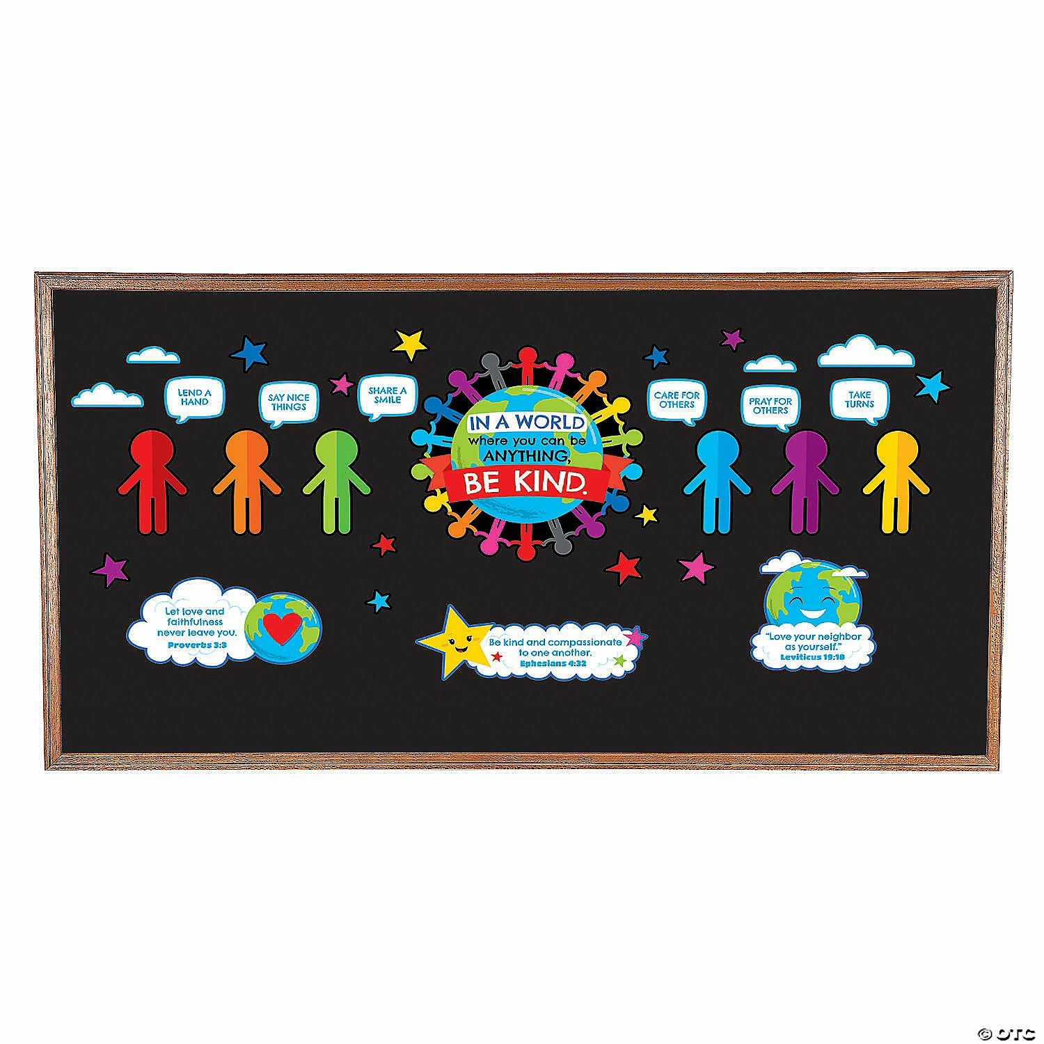 Best Sale 🥰 Be Kind Religious Bulletin Board Set - 43 Pc. 😀