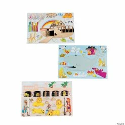 Top 10 ✔️ Bible Story Sticker Scenes - 12 Pc. 🥰
