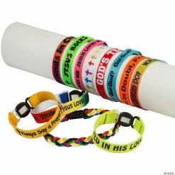 Flash Sale π Bulk Religious Friendship Bracelet Assortment - 150 Pc. β€οΈ