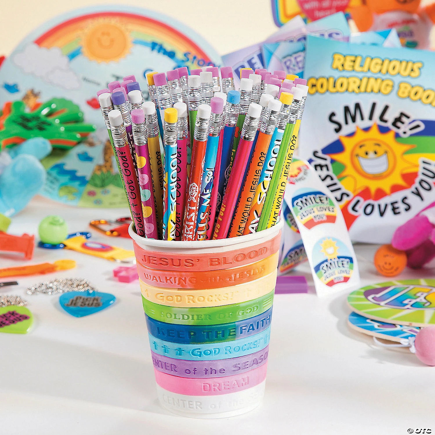 Flash Sale ๐ Bulk Religious Friendship Bracelet Assortment - 150 Pc. โค๏ธ - Image 4