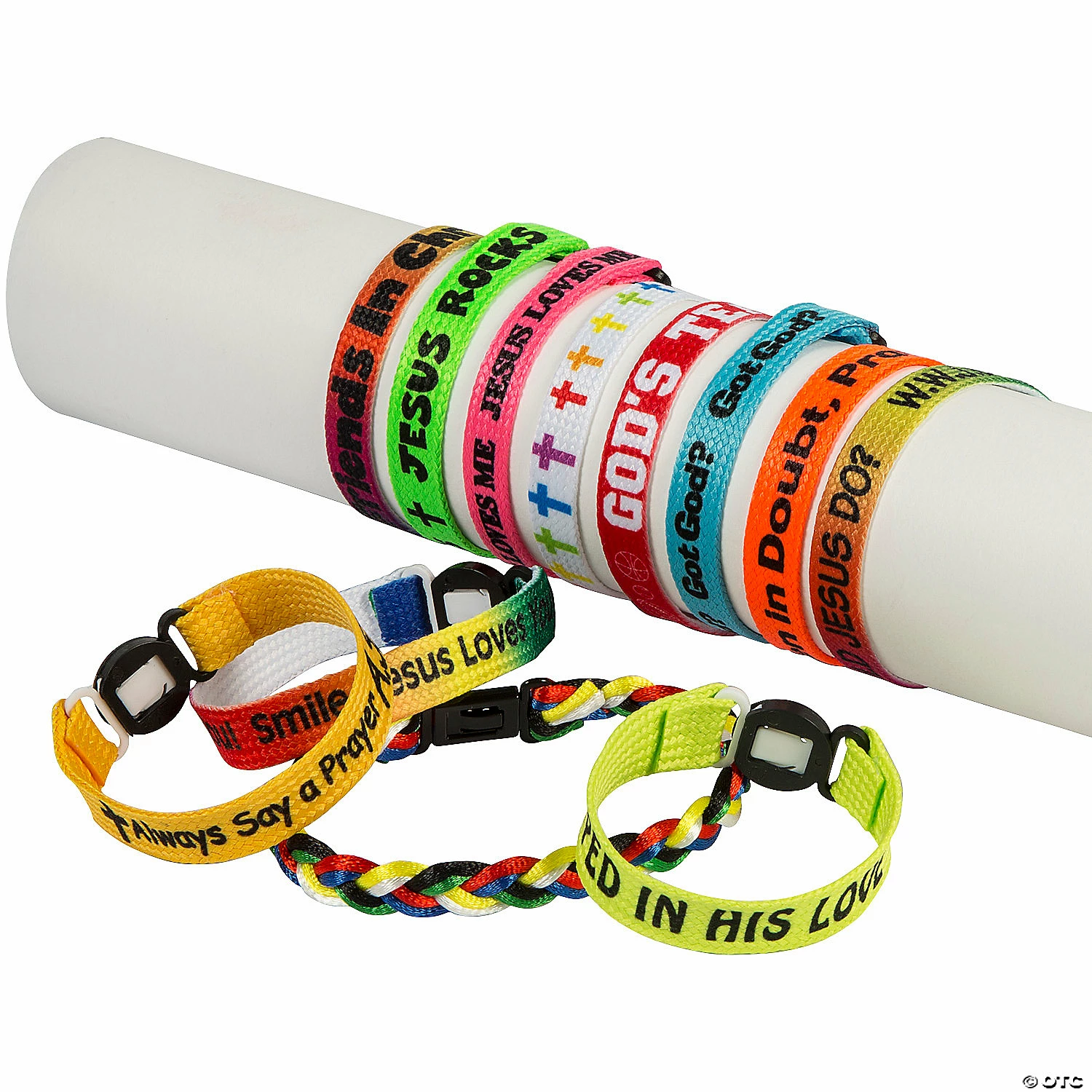 Flash Sale ๐ Bulk Religious Friendship Bracelet Assortment - 150 Pc. โค๏ธ