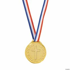 Buy ❤️ Christian Athlete Plastic Medals - 12 Pc. ❤️