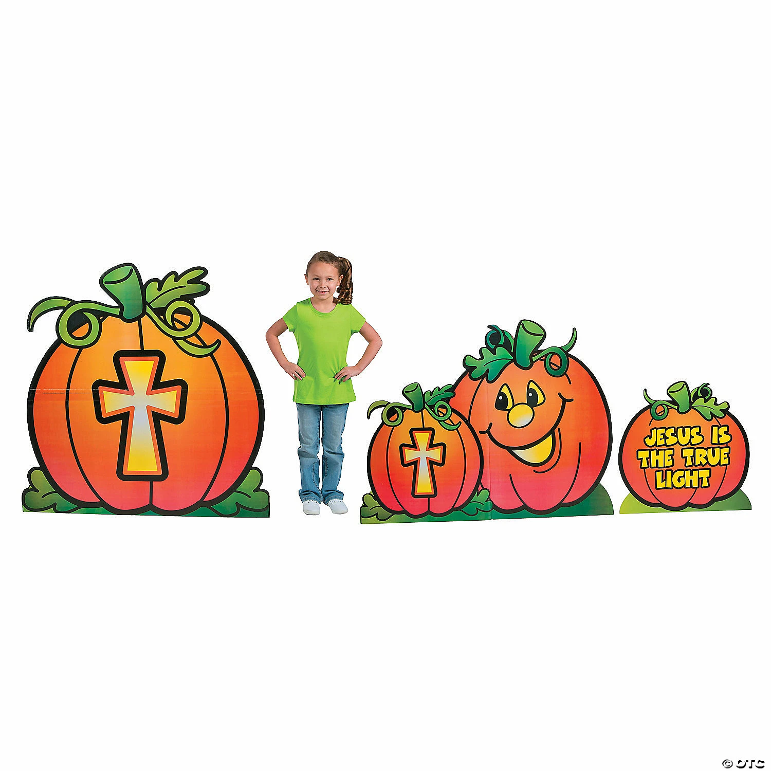 Cheap ๐ฏ Christian Pumpkin Cardboard Stand-Ups - 3 Pc. ๐