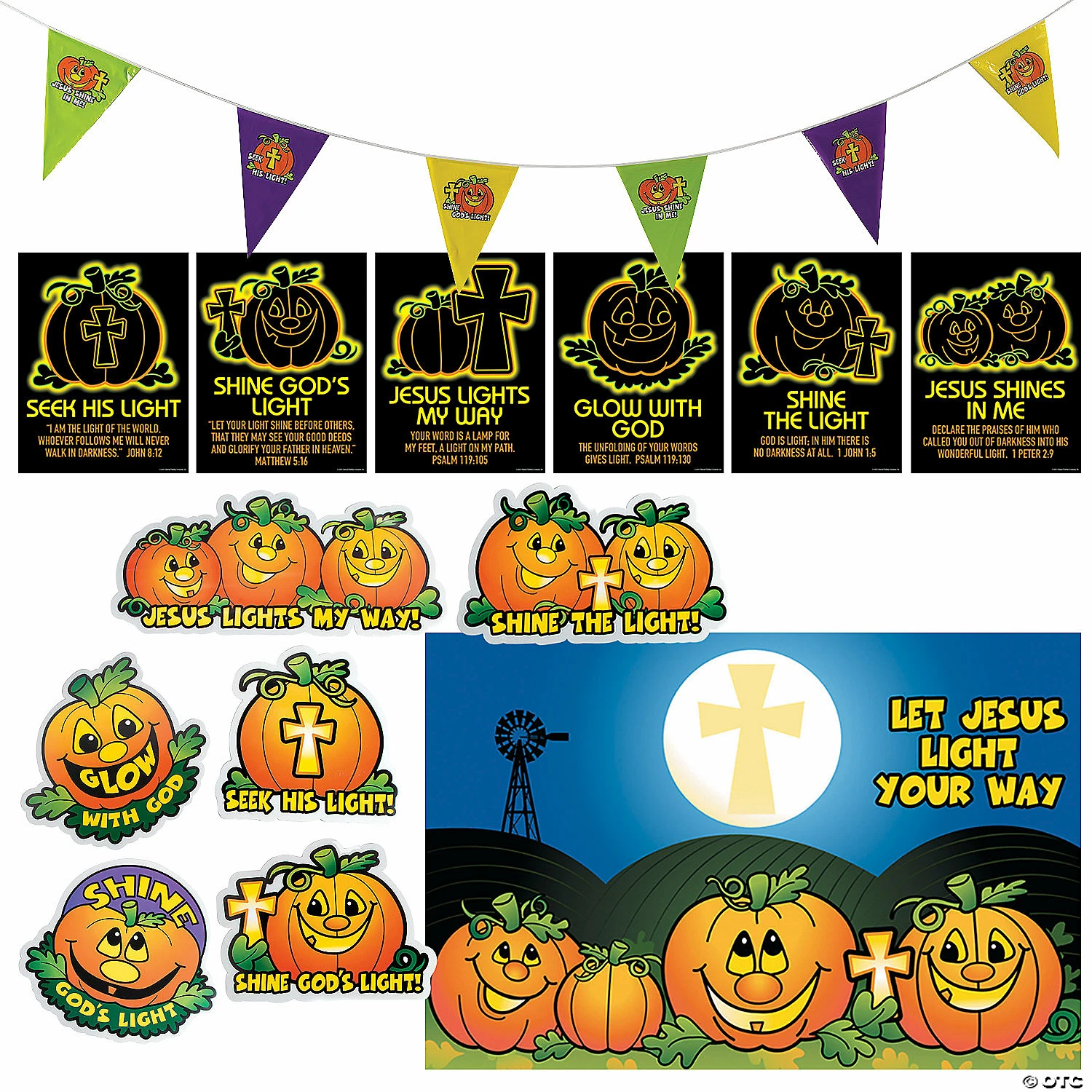 Flash Sale 🥰 Christian Pumpkin Classroom Decorating Kit - 25 Pc. ⌛