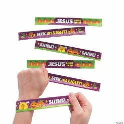 Best Sale 💯 Christian Pumpkin Slap Bracelets - 12 Pc. ❤️