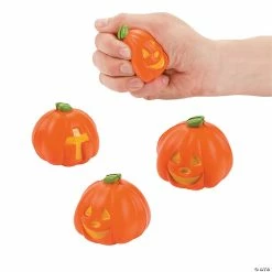 New π― Christian Pumpkin Stress Toys - 12 Pc. π