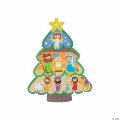 Deals 🤩 Christmas Tree Nativity Sticker Scenes - 12 Pc. 🤩