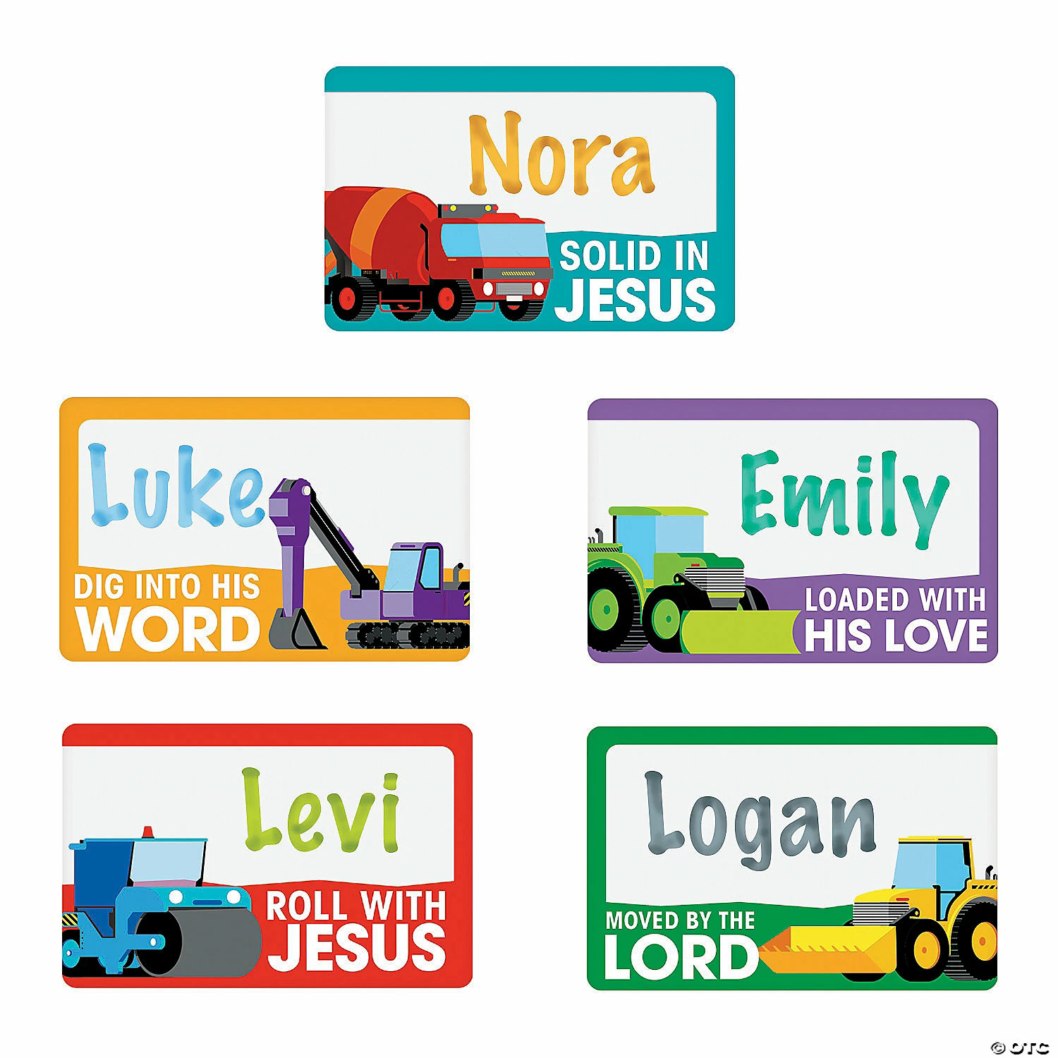 Hot Sale ⭐ Construction VBS Name Tags/Labels 👍 - Image 3