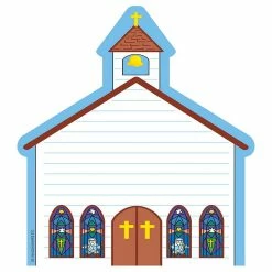 Promo π₯° Creative Shapes Etc. - Large Notepad - Church β