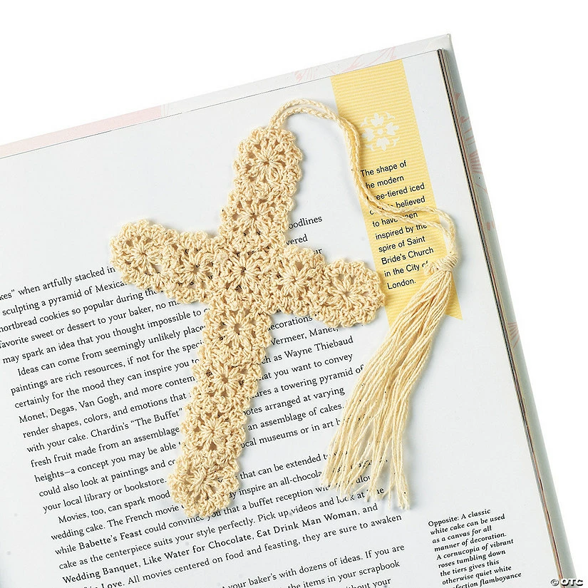 Cheapest β Crocheted Cross Bookmarks - 12 Pc. π