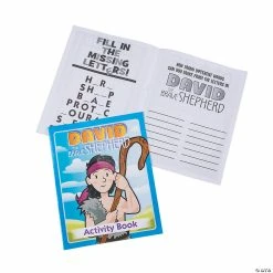 Budget 😍 David the Brave Shepherd Activity Books - 12 Pc. ⌛