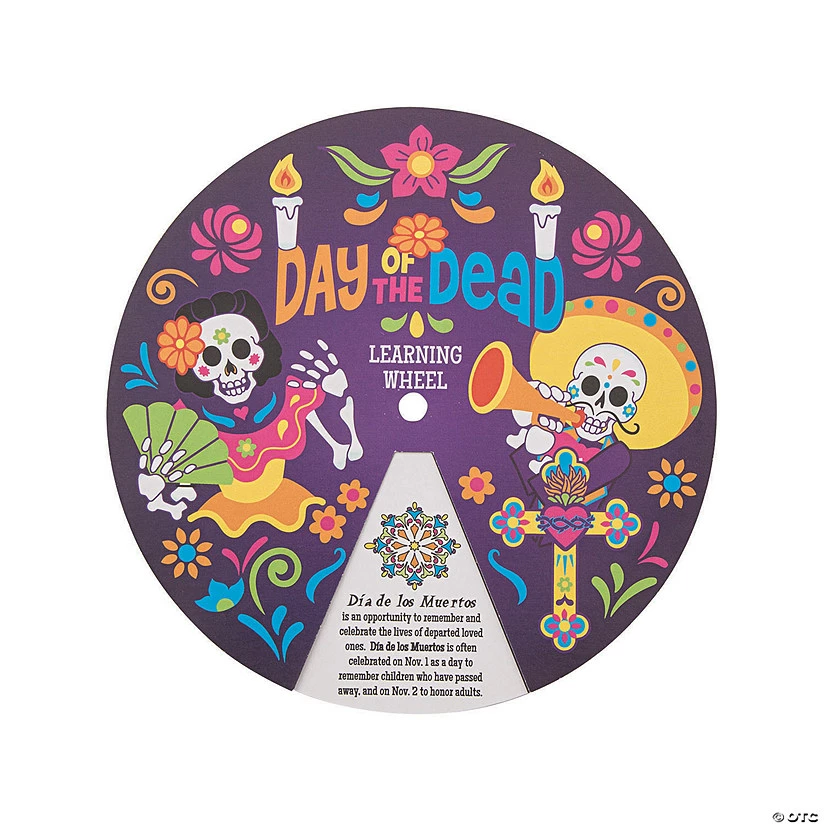 Hot Sale π Day of the Dead Learning Wheels - 12 Pc. π