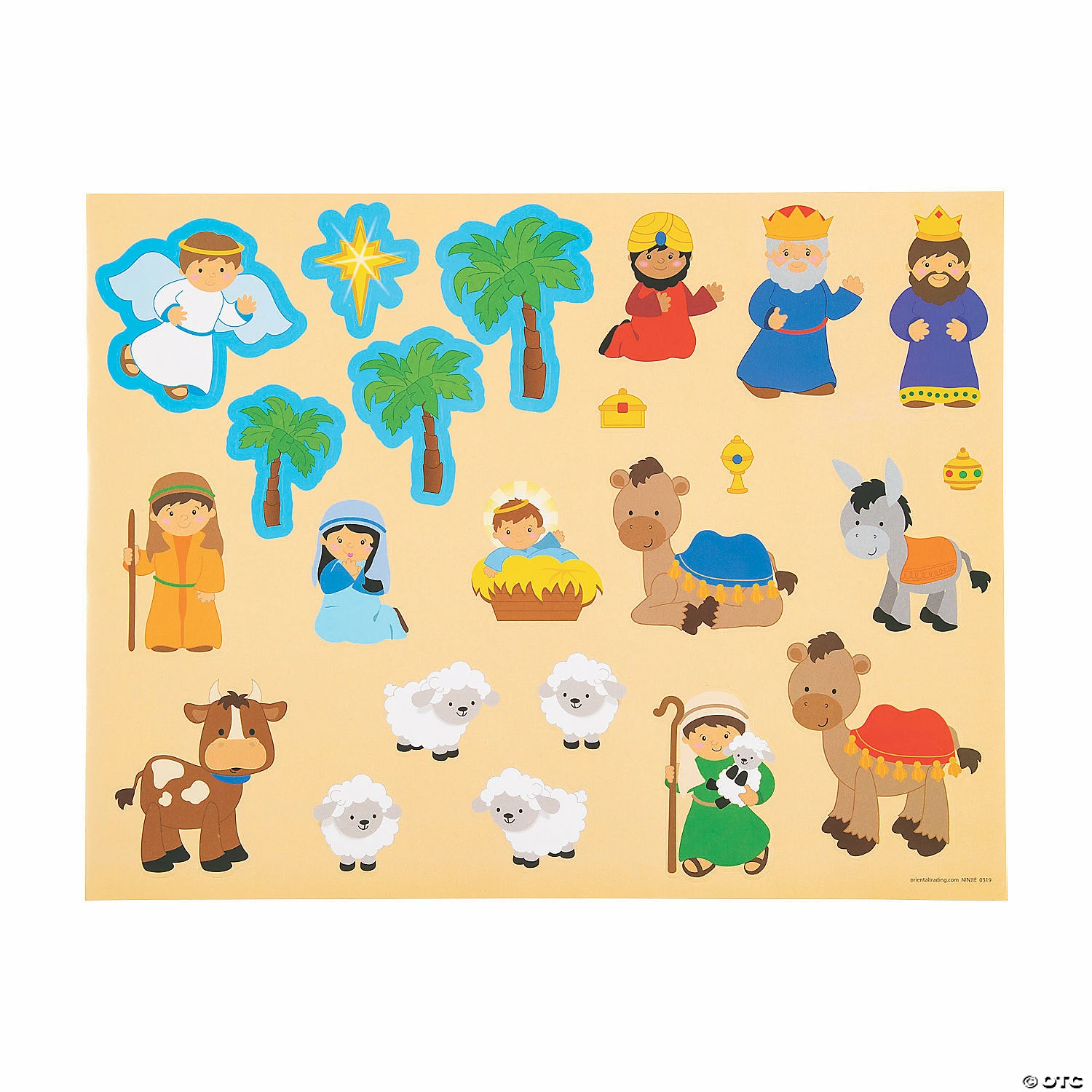 Buy π Design Your Own Nativity Sticker Scenes - 12 Pc. 𧨠- Image 2