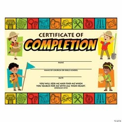 Best Pirce π₯° Dig VBS Certificates of Completion π