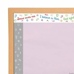 New 🌟 Double-Sided Religious Messaging Bulletin Board Borders - 12 Pc. 😉