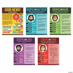 Best deal 🧨 Facts About the Gospels Poster Set - 5 Pc. 🥰