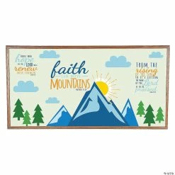 Outlet ๐งจ Faith Can Move Mountains Bulletin Board Set - 10 Pc. ๐งจ