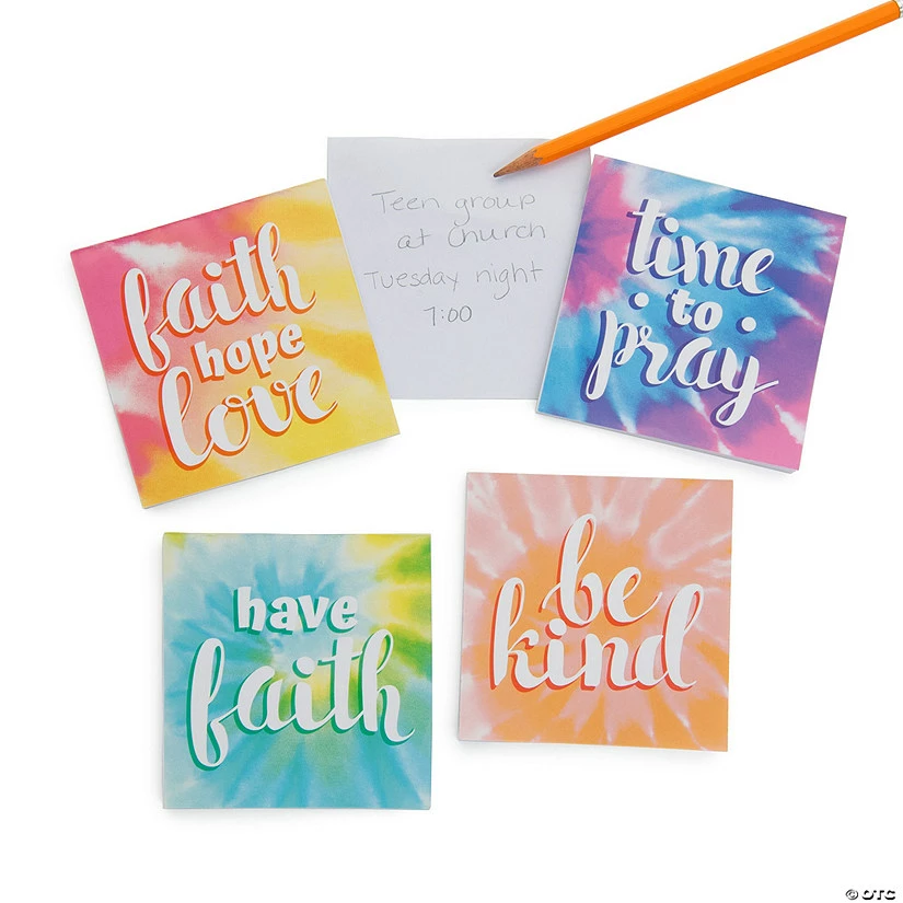 Best deal π Faith Tie-Dyed Notepads - 24 Pc. β¨