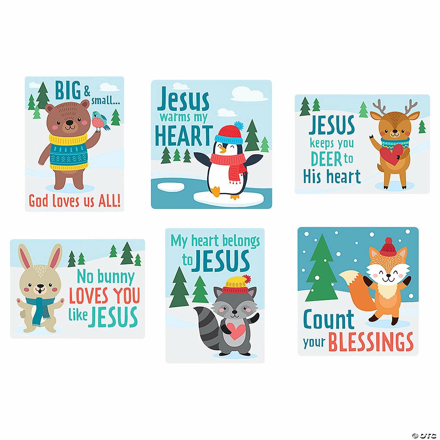 Outlet β Faith Winter Cutouts - 6 Pc. π₯