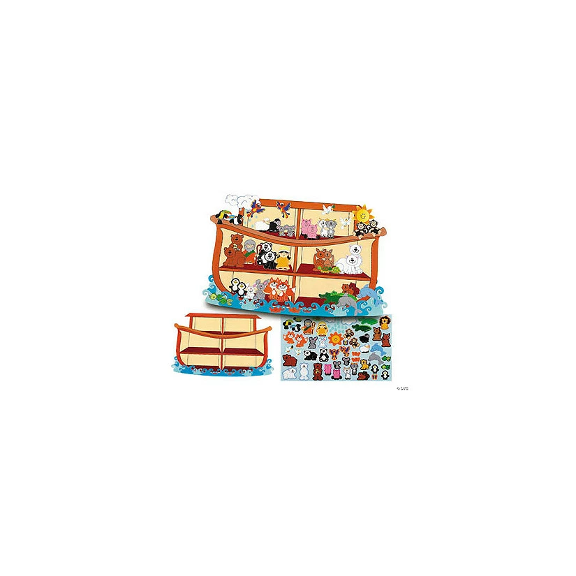 Cheapest 🤩 Giant Noah’s Ark Sticker Scenes - 12 Pc. 🌟