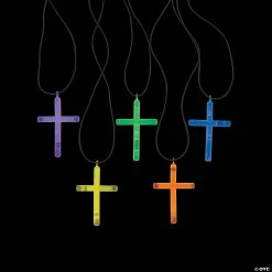 Discount 𧨠Glow Stick Cross Necklaces - 50 Pc. β€οΈ