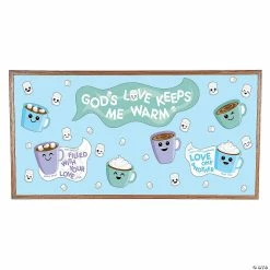 Deals 🔔 God’s Love Keeps Me Warm Bulletin Board Set - 74 Pc. 🛒