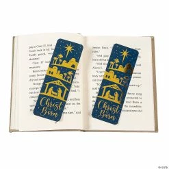 Budget ✨ Gold Foil Nativity Bookmark - 48 Pc. ❤️