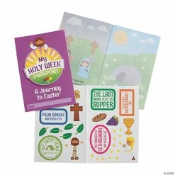 Outlet ✔️ Holy Week Passport Sticker Books - 12 Pc. ⭐