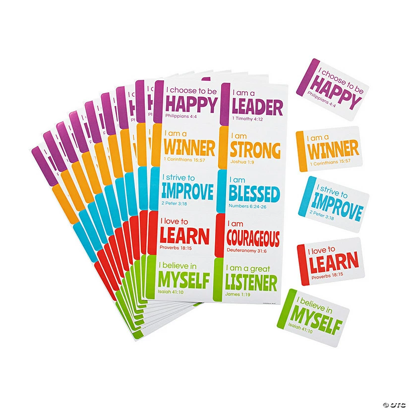 New ๐ฏ I Am Faith Sticker Sheets - 10 ๐