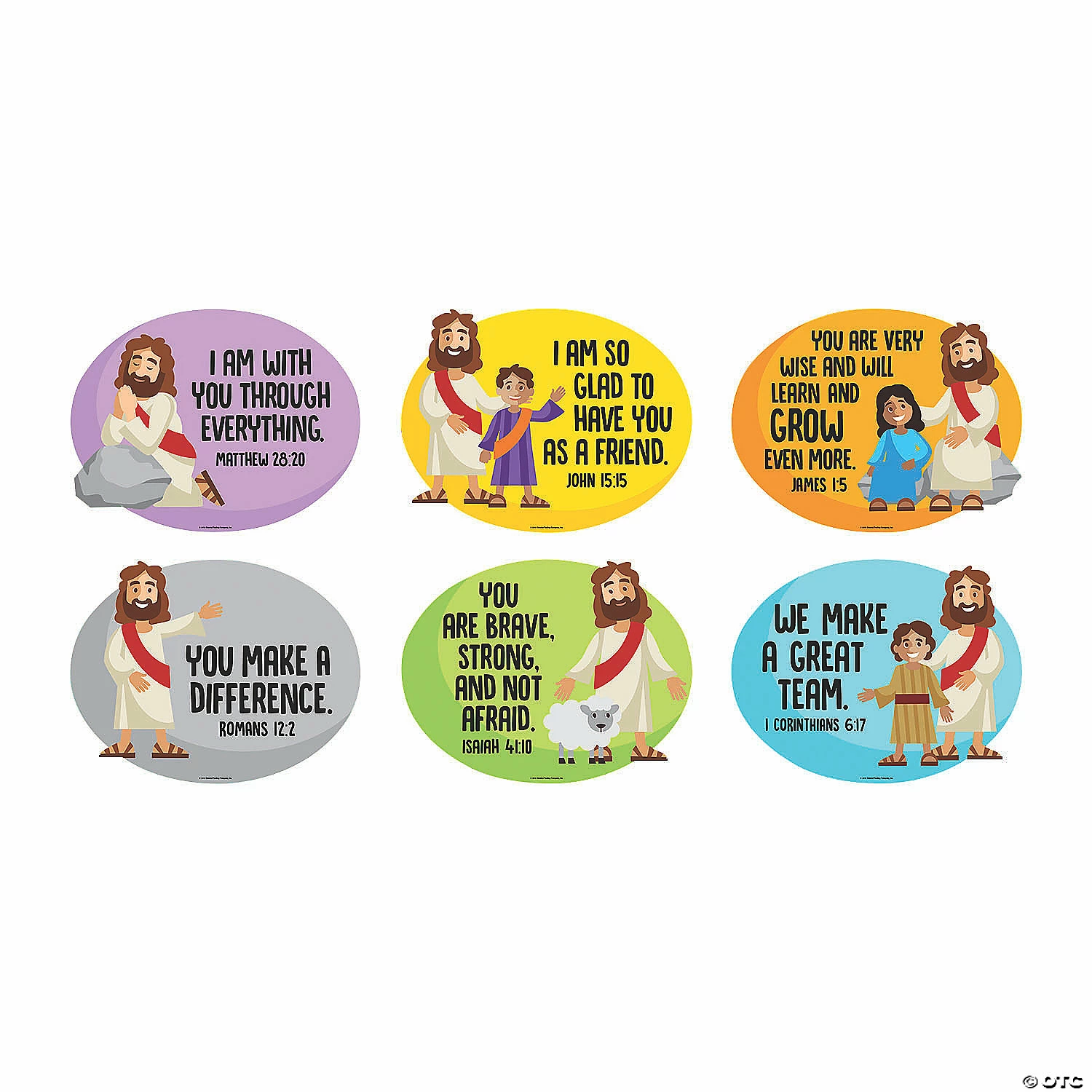 Cheap 🤩 Jesus’ Support Posters - 6 Pc. 🎁