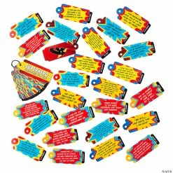 Best deal โญ Kidsโ Superhero Scripture Cards on a Ring - 12 Pc. ๐