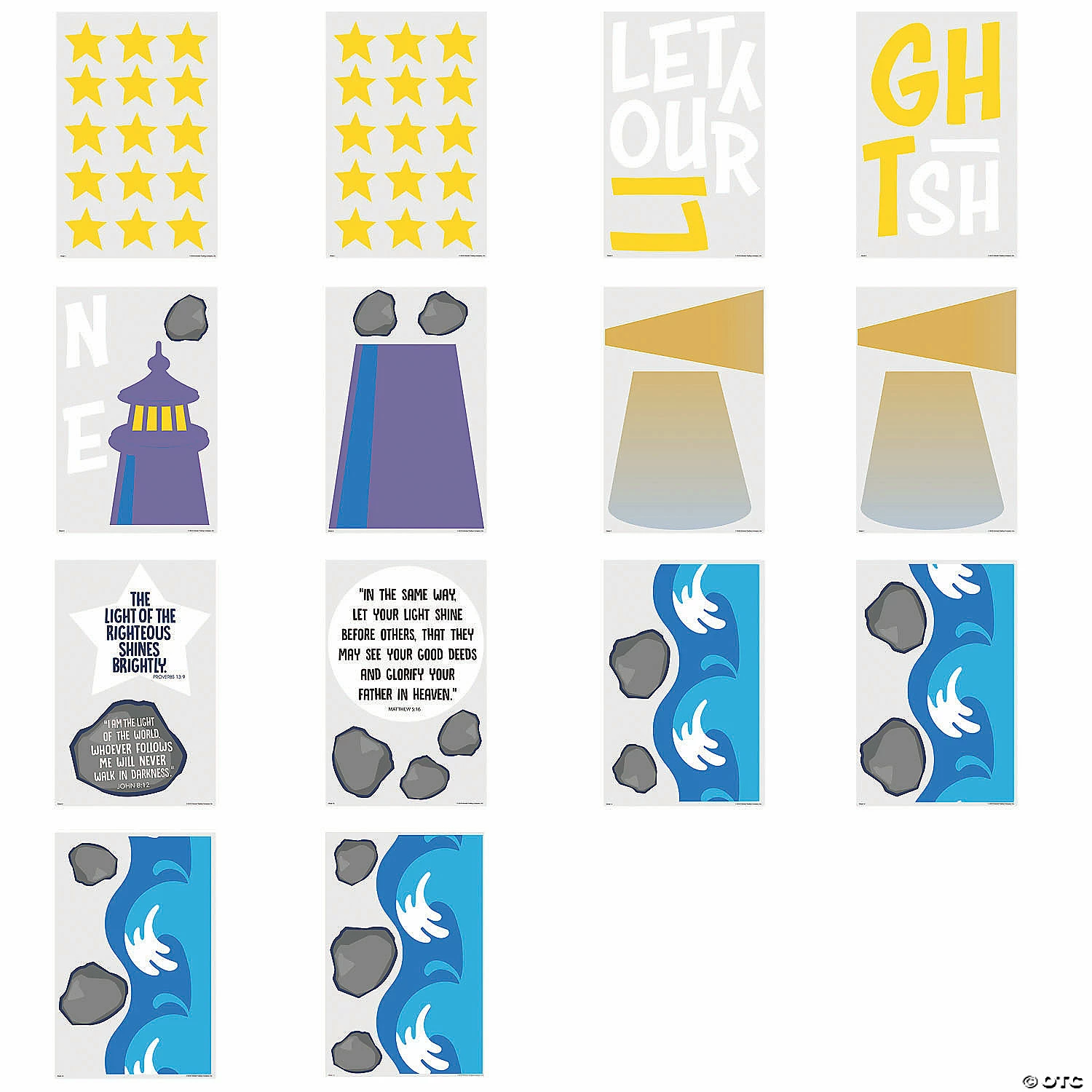 Wholesale ✨ Let Your Light Shine Bulletin Board Set - 14 Pc. 🔔 - Image 2