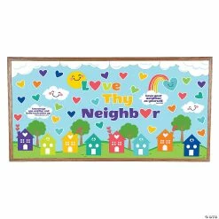 Coupon 👍 Love Thy Neighbor Bulletin Board Set - 13 Pc. 🔥