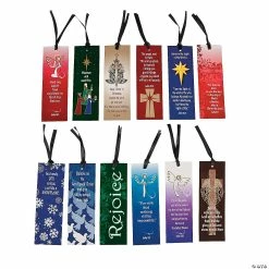 Wholesale 🤩 Mega 🎄 Christmas Religious Bookmark Assortment - 144 Pc. 💯