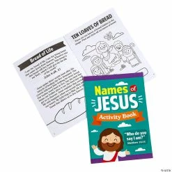Top 10 π Names of Jesus Activity Books - 12 Pc. π