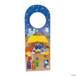 Flash Sale βοΈ Nativity Doorknob Hanger Sticker Scenes - 12 Pc. π