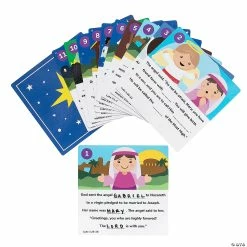 Budget 🤩 Nativity Sequence Story Cards - 12 Pc. 😍
