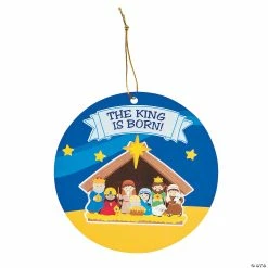 Best Pirce 🔔 Nativity Sticker Scene Ornaments - 24 Pc. 🥰